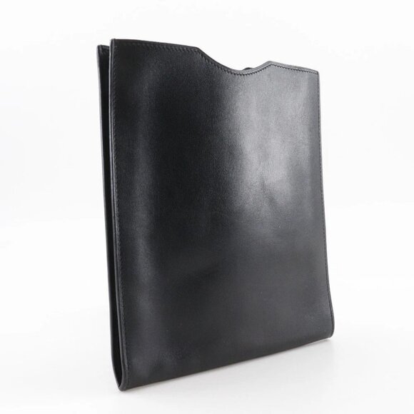 HERMES Onimetu Shoulder Bag black Calfskin unisex - Picture 6 of 15